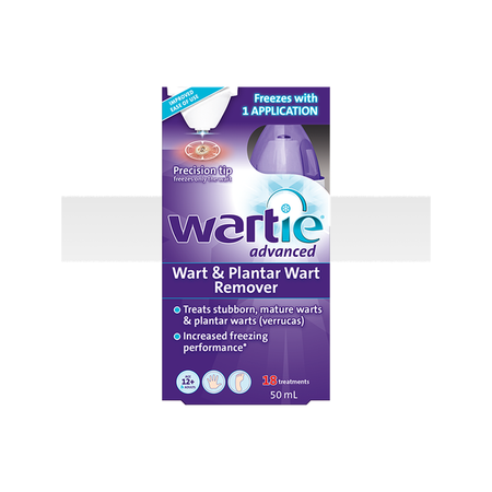 Wartie Advanced Wart & Plantar Wart Remover 50mL