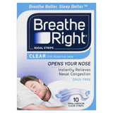 Breathe Right Clear Nasal Strips