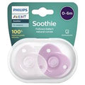 Avent Soothie 0-6 Month 2Pk Blue or Pink