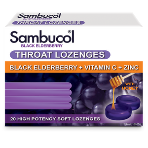 Sambucol Throat Lozenges with honey