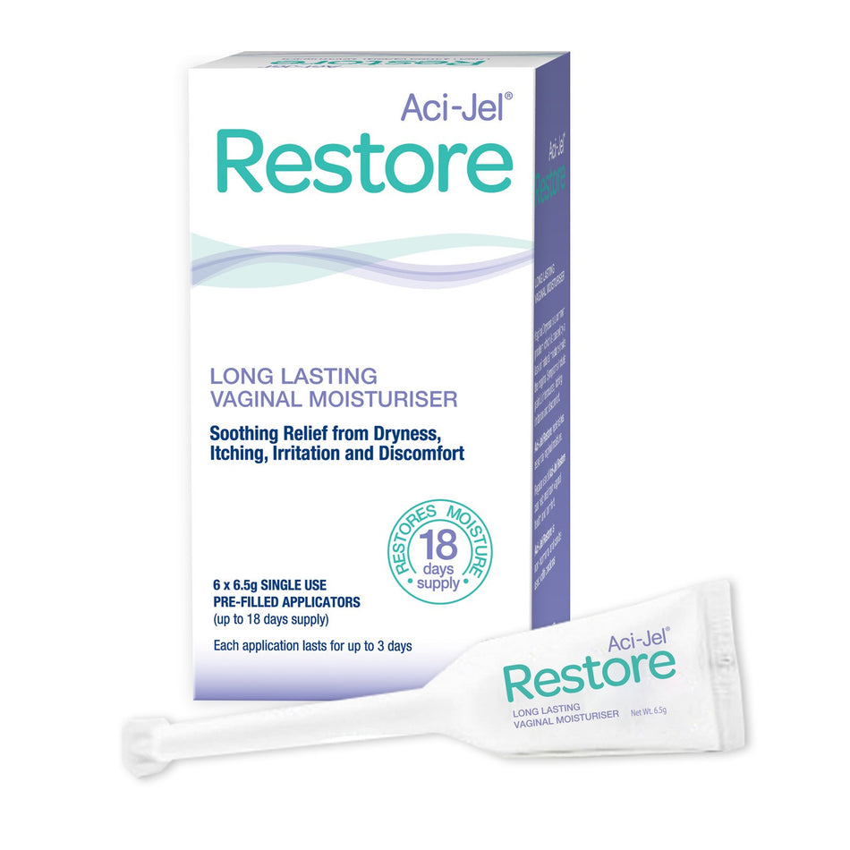Aci-Jel Restore Long Lasting Vaginal Moisturiser 6x6.5g- OOS LONG TERM