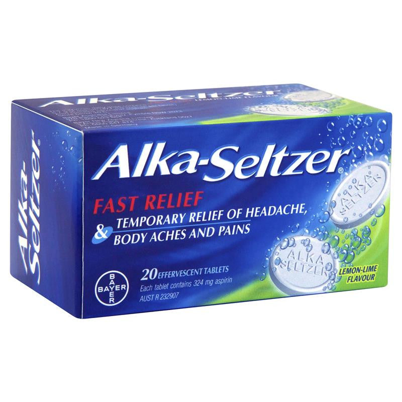 Alka-Seltzer Lemon Lime 20 PREORDER