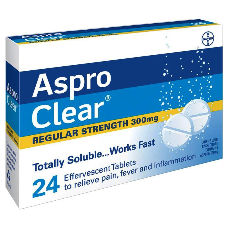 Aspro Clear aspirin 24tabs 300mg