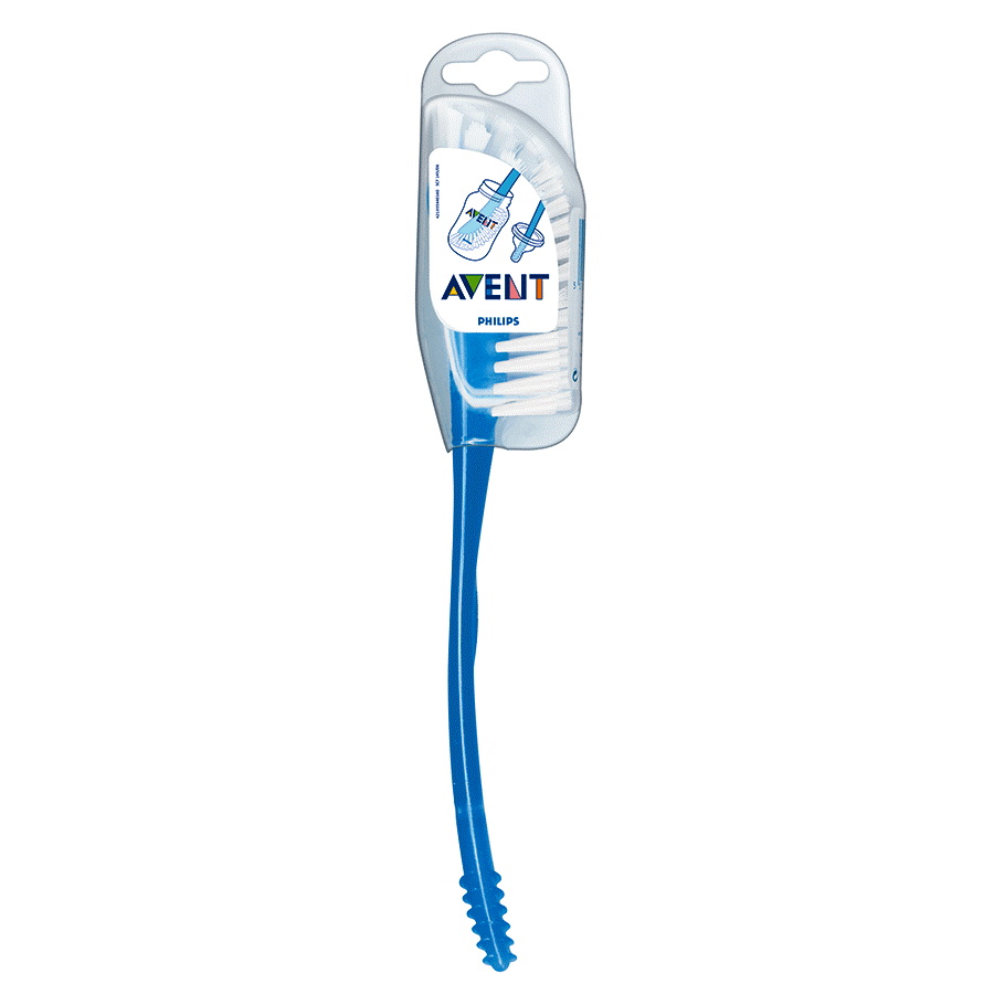 Avent Bottle/ Teat Brush Blue Corner Chemist - Main Image