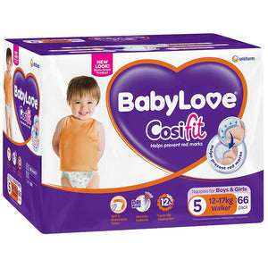 Babylove Nappies Jumbo Walker 66 x1