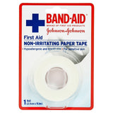 Band-aid First Aid Non-irritating Paper Tape 2.5cm X 9.1m