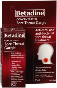 Betadine Concentrated Sore Throat Gargle