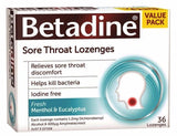Betadine Sore Throat Lozenges Fresh Menthol & Eucalyptus