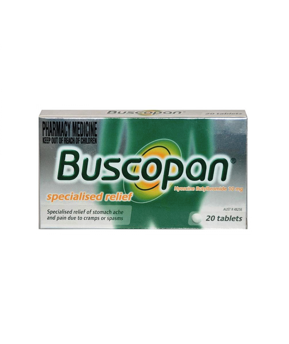 Buscopan 10mg Tablets 20