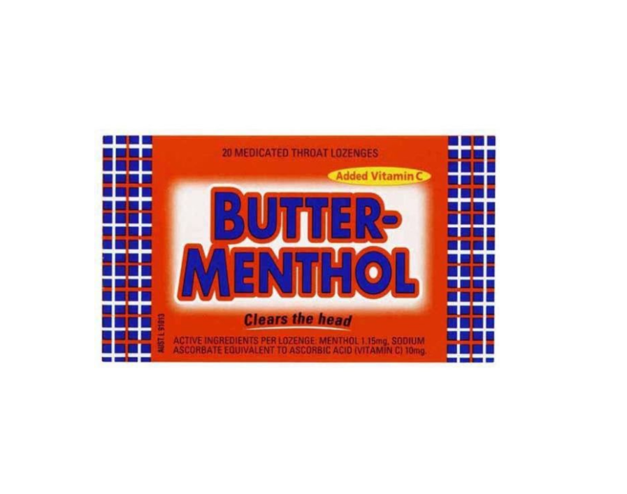 Allens Butter Menthol Lozenges