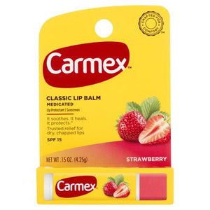Carmex Lip Balm Strawberry Click Stick SPF15 x12