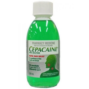 Cepacaine Oral Solution 200mL Bottle – Corner Chemist