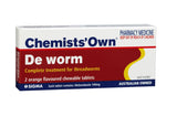 Chemists' Own De Worm Chewable