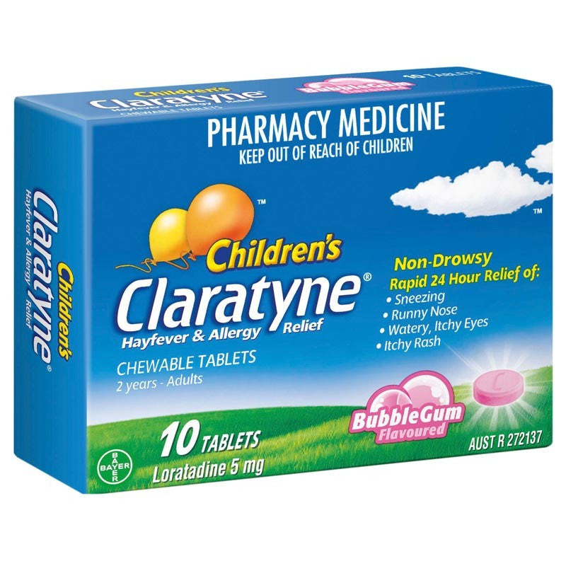 Claratyne Children's Chewable Bubblegum 5mg