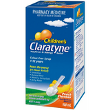 Claratyne Children's Colour-Free Syrup Peach