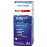 Demazin Cold Relief Blue Syrup 100ml