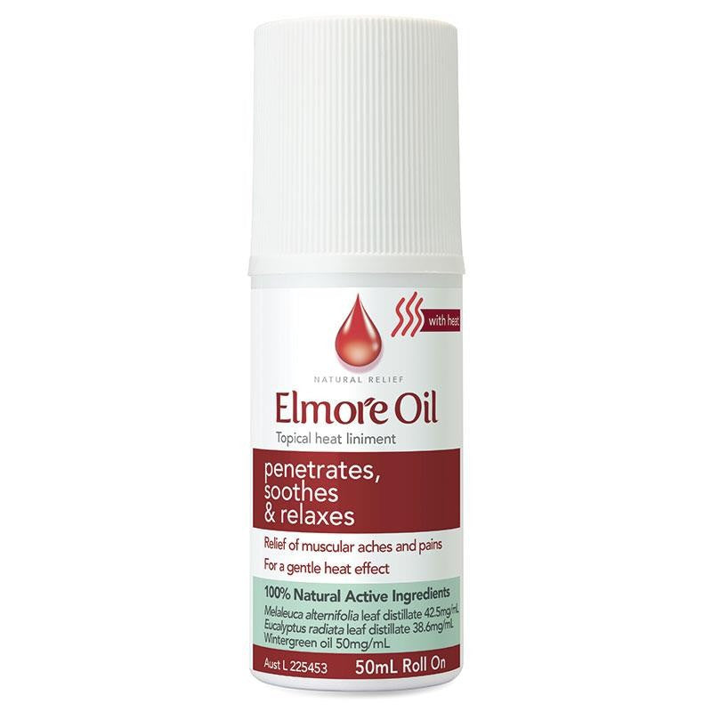 Elmore Oil Heat Roll-on 50mL - unavailable as at May 2024. All orders will be sent when item returns to stock.