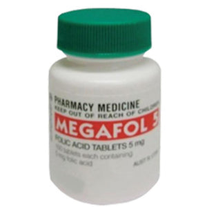 Folic Acid 0.5mg 100 (Megafol)