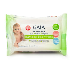 Gaia Natural Baby Wipes 70pk