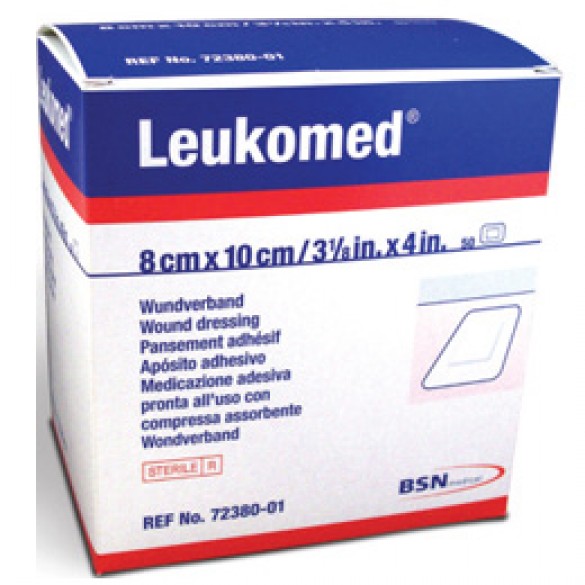 Leukomed 8x10cm 50 Pack