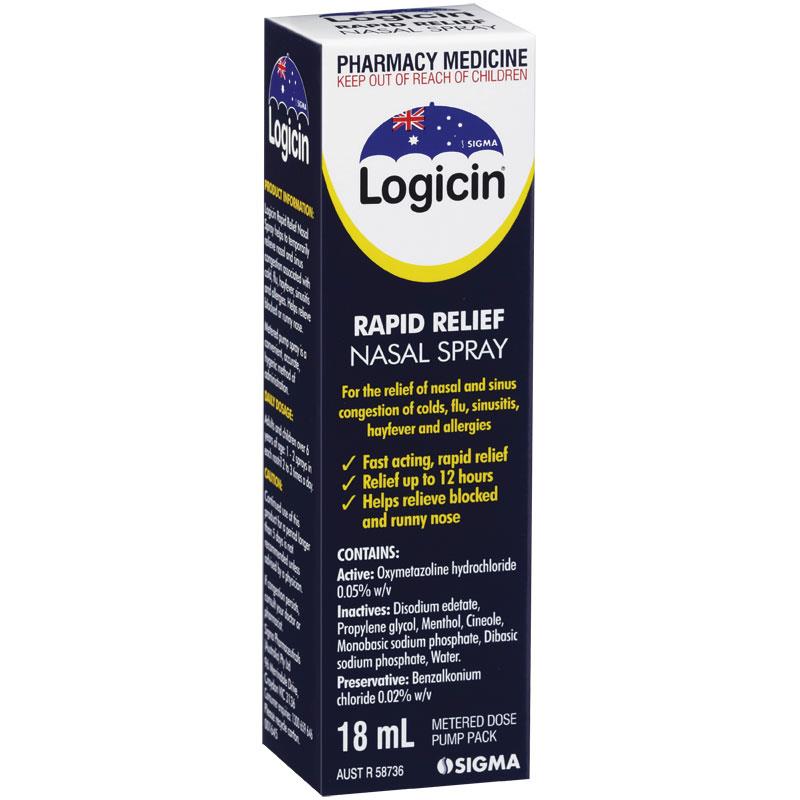 Logicin Nasal Rapid Relief Spray