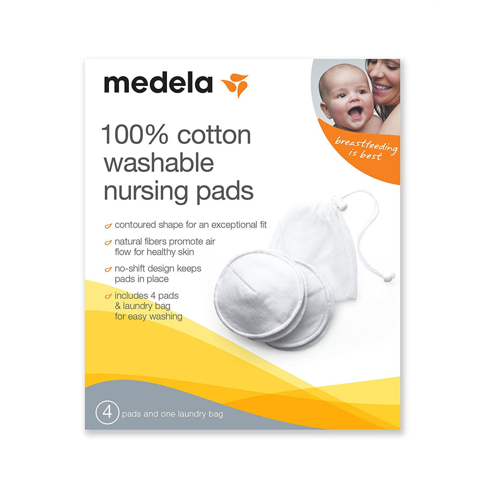 Medela Washable Bra Pads 4 Packs**