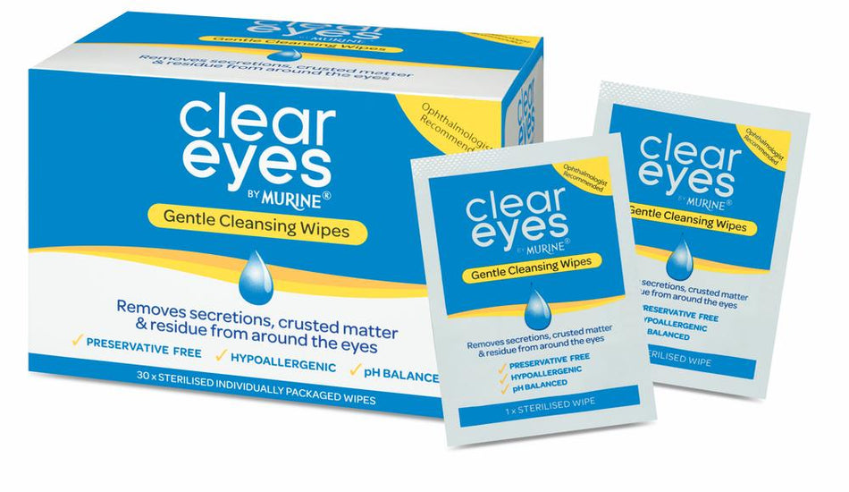 Murine Clear Eyes Wipes  30