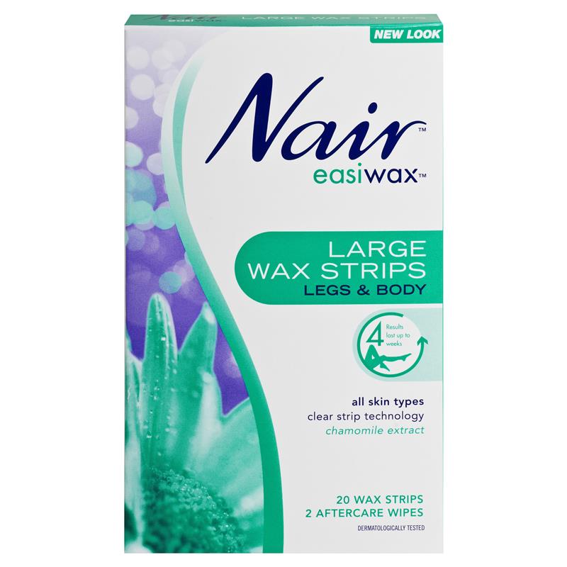 Nair Eastwax Large Wax Strips 20pk