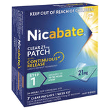 Nicabate Patch Clear 21mg