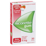 Nicorette Gum Fresh Fruit 4mg 30