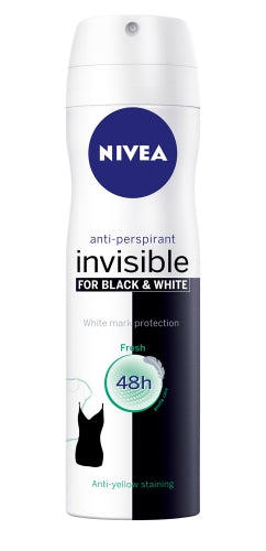 Nivea Aero Black & White Clear 250mL