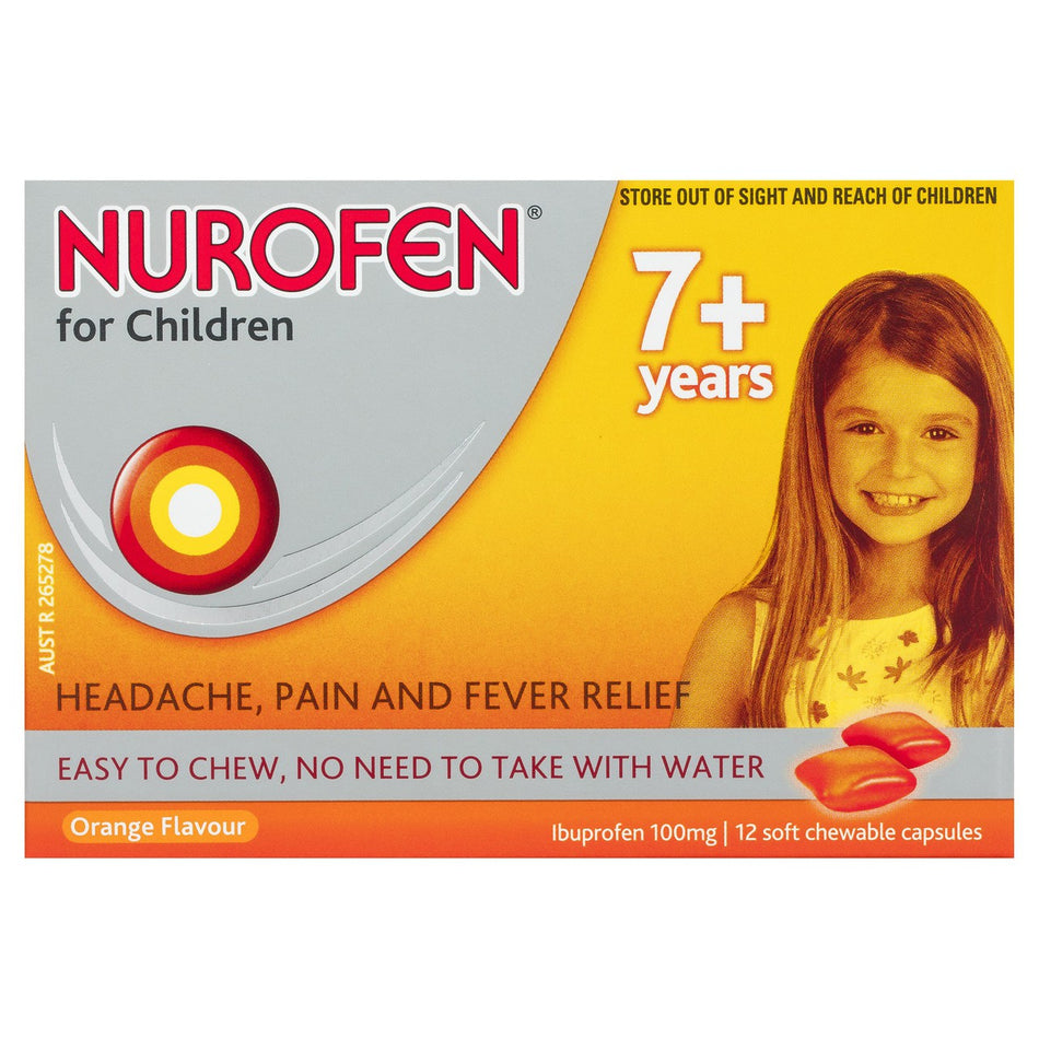Nurofen 7+ Child Orange Chew 24