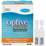 Optive Eye Drop Advance 30x 0.4mL