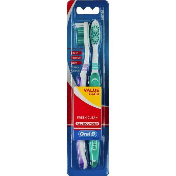 Oral-B Fresh Clean 40 Medium 2 Pack