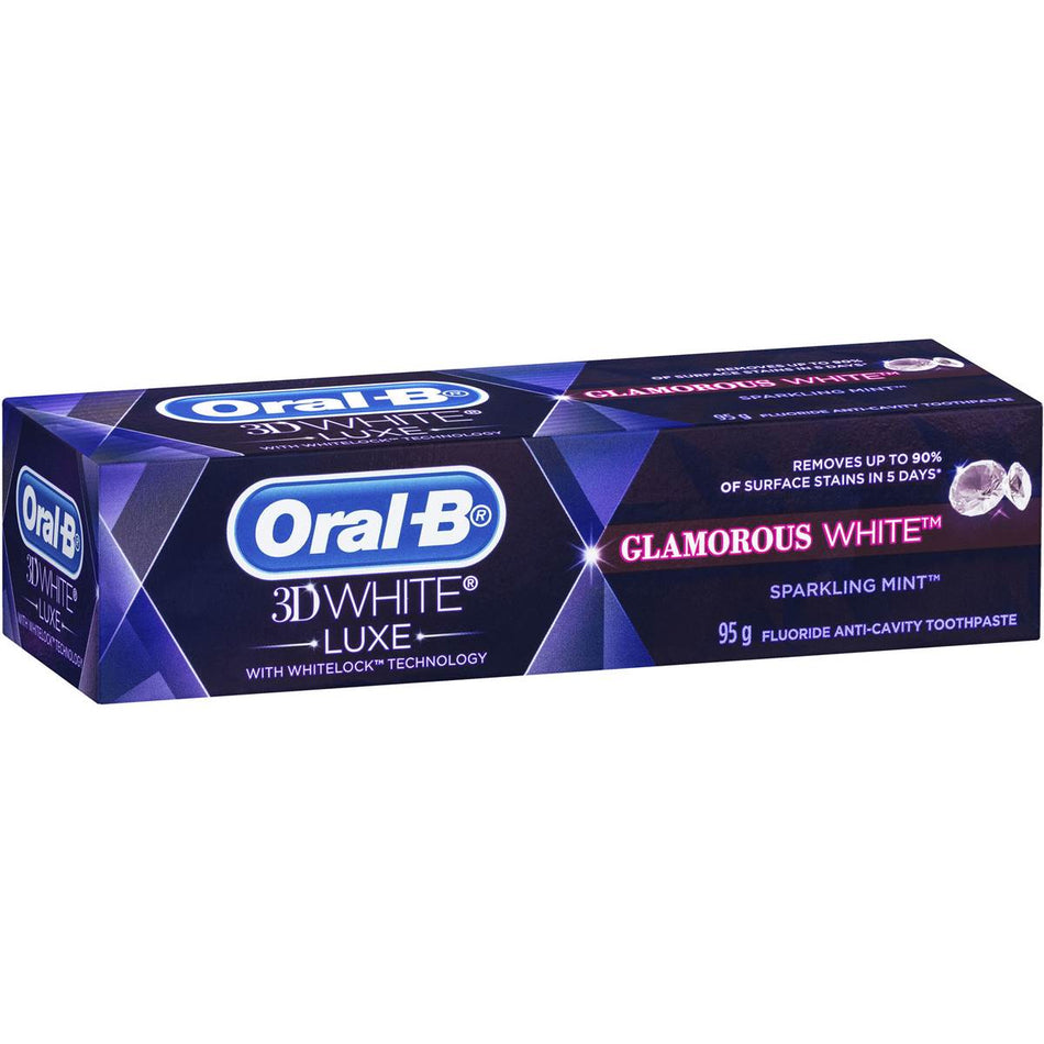 Oral B 3D White Luxe Paste Glamorous White 95g