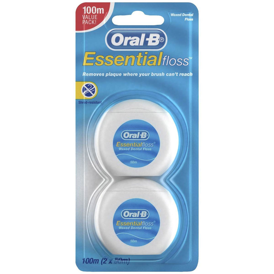 Oral B Essential Floss 2x50m