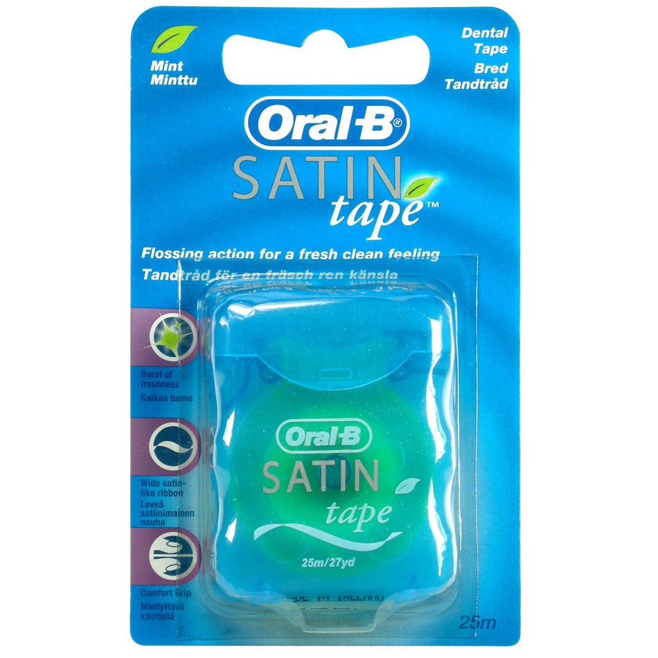 Oral B Floss Satin Mint 25m