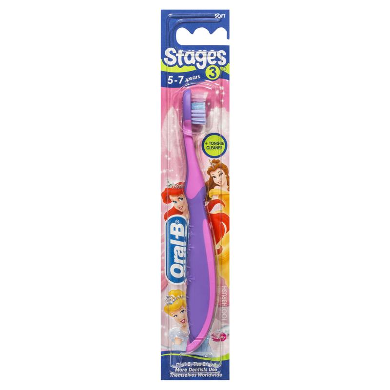Oral B Toothbrush Stage 3 5-7yr x6