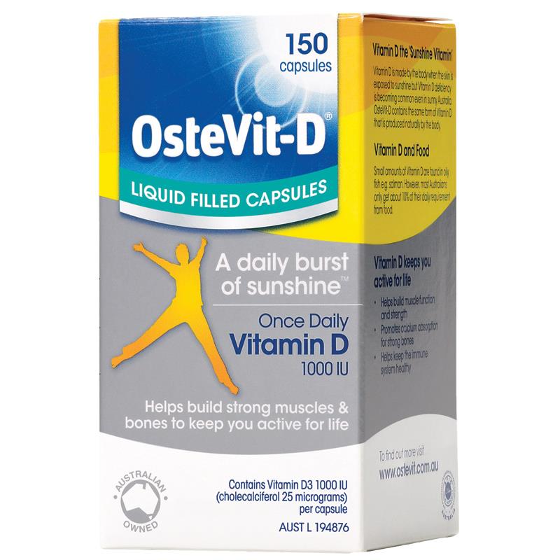 Ostevit-D Liquid Filled Capsules 150