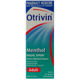 Otrivin F5 Metered Dose Adult Spray Menthol