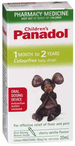 Panadol Drops Color-Free E Dose 20mL