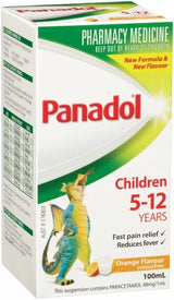 Panadol Suspension 5-12yr Orange