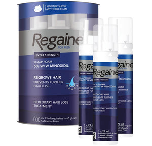 Regaine Mens Extra Strength 5% Foam Treatment 4 x 60mL