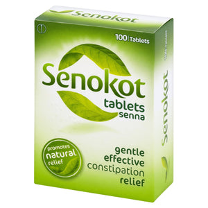 Senokot Tablets 100 - unavailable as at mid-Jan. All orders will be sent when our back order comes in .