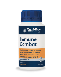 Faulding Immune Combat 100 tablets with Andrographis, Echinacea, Zinc, Olive Leaf