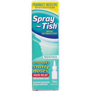 Spraytish Menthol Nasal Spray 10mL - unavailable as at March 2023