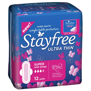 Stayfree Ultra Thin Super Wings 12
