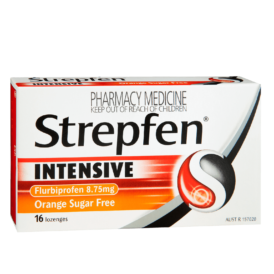Strepfen Intensive Lozenges Orange Sugar-Free 16