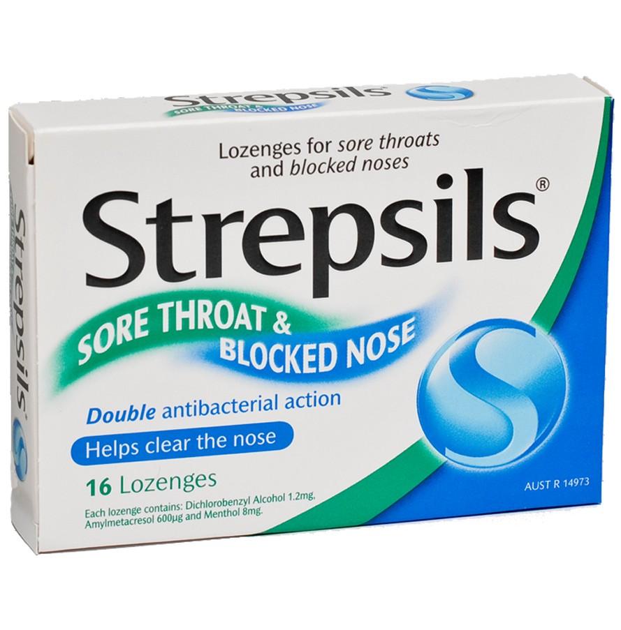 Strepsils Sore Throat Blocked Nose 16