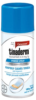 Canesten Tinaderm Powder Spray 100g